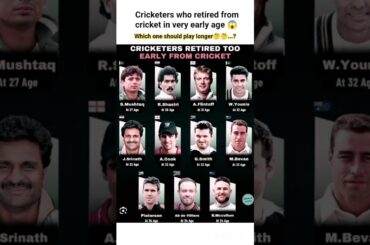 “11 Cricket Legends Who Retired Too Early 😢 Fans Were Not Ready!”