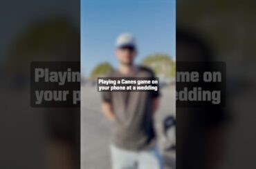 Nuptials aren’t complete without the Canes