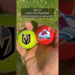 Cujo’s NHL Picks | Vegas Golden Knights vs Colorado Avalanche 🏒 04-11-2026 #CujoCatches