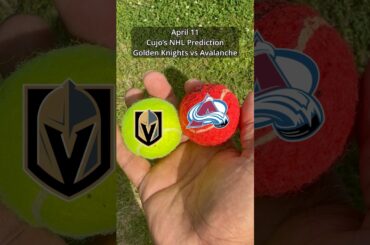 Cujo’s NHL Picks | Vegas Golden Knights vs Colorado Avalanche 🏒 04-11-2026 #CujoCatches