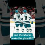 Can the Sharks make the playoffs? #hockey #nhl #sanjosesharks #stanleycupplayoffs