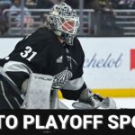 Playoff URGENCY: Anton Forsberg ANCHORS Kings' victory, Trevor Moore DELIVERS, LA into wildcard spot