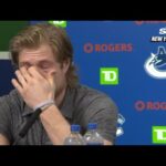 Brock Boeser tears up while discussing his father's health | New York Post Sports
