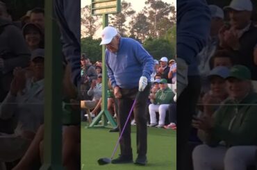 Barbara Nicklaus is impressed with Jack. #themasters