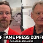PRESS CONFERENCE: Duncan Keith & Steve Larmer REACT to Chicago Blackhawks Hall of Fame Induction