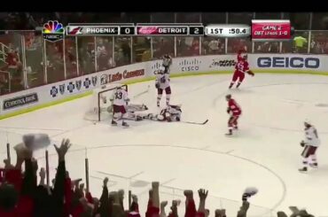 Darren Helm Scores A Beauty off Of Datsyuk's Awesome Setup (4/16/11) [HD]