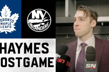 Luke Haymes | Post Game vs New York Islanders | April 09, 2026
