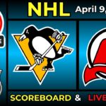 🔴 Pittsburgh Penguins vs New Jersey Devils LIVE | NHL Hockey | April 9, 2026 | Score
