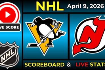 🔴 Pittsburgh Penguins vs New Jersey Devils LIVE | NHL Hockey | April 9, 2026 | Score