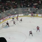 Tyler Boucher of the Belleville Senators scores vs. the Laval Rocket 4/10/26