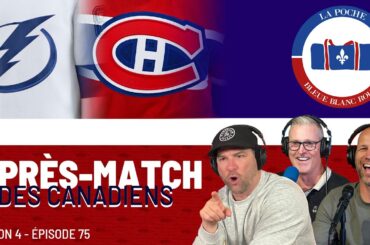 50 BUTS POUR COLE CAUFIELD! | Canadiens Vs Lightning | La Poche Bleue Blanc Rouge | S04É75