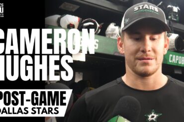 Cameron Hughes Recaps Scoring First Ever NHL Goal for Dallas Stars at Age 29, Journey to NHL