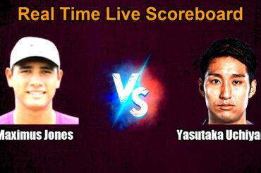 Maximus Jones vs Yasutaka Uchiyama Live Score - ATP Challenger Yokkaichi, Japan Men Singles