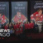 Blackhawks celebrate team's inaugural Hall of Fame class