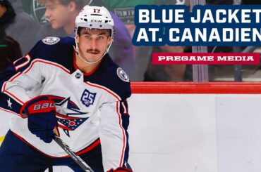 Mason Marchment, Cole Sillinger and Head Coach Rick Bowness | Pregame Media