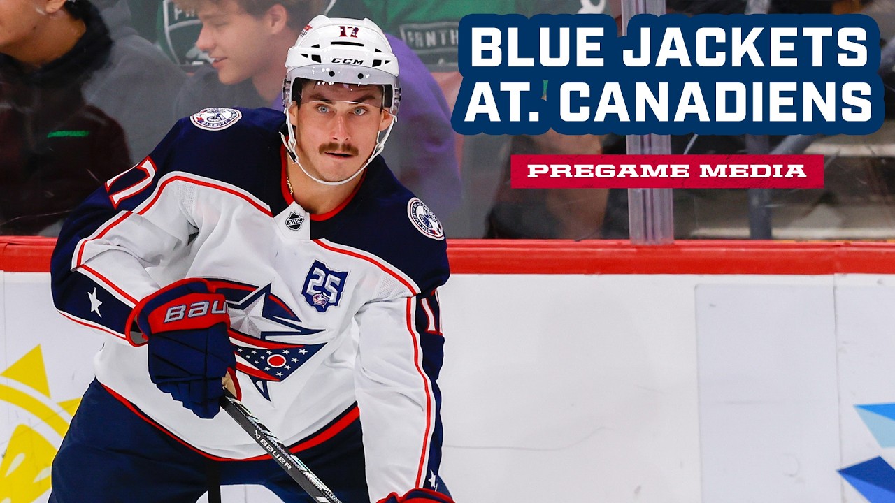 Mason Marchment, Cole Sillinger and Head Coach Rick Bowness | Pregame Media