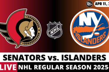 OTTAWA SENATORS VS NEW YORK ISLANDERS LIVE 🏒 NHL Game Score Radio Play-by-Play