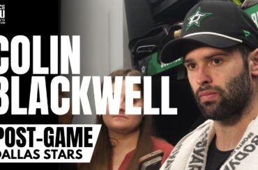 Colin Blackwell Responds to Stars vs. Wild Playoff Feel, Nick Foligno Giving Him at Shot After Goal