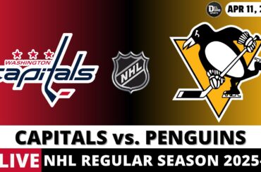 WASHINGTON CAPITALS VS PITTSBURGH PENGUINS LIVE 🏒 NHL Game Score Radio Play-by-Play
