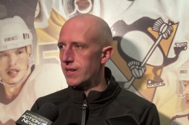 Dan Muse, Penguins, pregame vs. Capitals