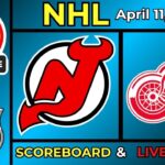 🔴 New Jersey Devils vs Detroit Red Wings LIVE | NHL | April 11, 2026 | Live SCOREBOARD