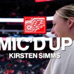 Kirsten Simms - Mic'd Up at Red Wings Game