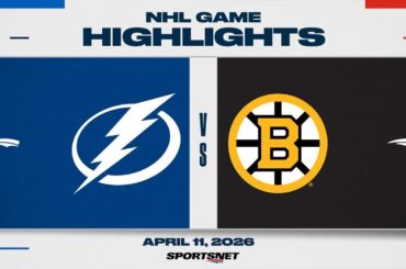 NHL Highlights | Lightning vs. Bruins - April 11, 2026