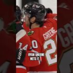 GREENE light for the first goal of the night 🚨 #ryangreene #nhl #blackhawks #hockey