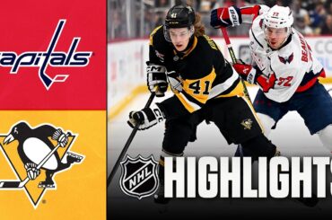 Capitals vs. Penguins | NHL Highlights | April 11, 2026