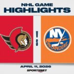 NHL Highlights | Senators vs. Islanders - April 11, 2026