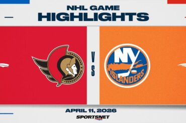NHL Highlights | Senators vs. Islanders - April 11, 2026