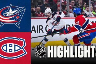 Blue Jackets vs. Canadiens | NHL Highlights | April 11, 2026