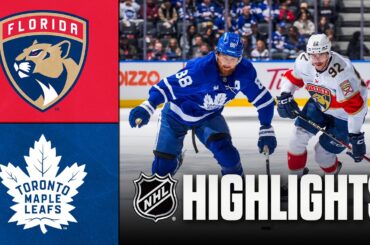 Panthers vs. Maple Leafs | NHL Highlights | April 11, 2026