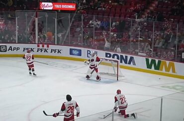 Carolina Hurricanes goalie Brandon Bussi warms up 3/24/26