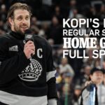Anže Kopitar addressed the LA Kings Crowd following his Final Regular Season Home Game 🖤