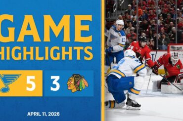 Game Highlights: Blues 5, Blackhawks 3