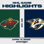 NHL Highlights | Wild vs. Predators - April 11, 2026