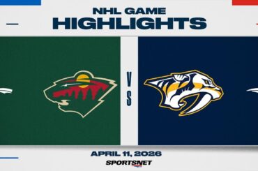 NHL Highlights | Wild vs. Predators - April 11, 2026