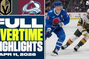 Vegas Golden Knights at Colorado Avalanche | FULL Overtime Highlights - April 11, 2026