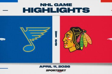 NHL Highlights | Blues vs. Blackhawks - April 11, 2026