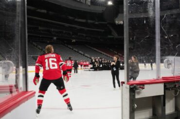 Hear what Connor Brown had to say on Devils photo day