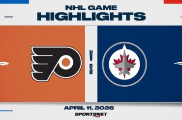 NHL Highlights | Flyers vs. Jets - April 11, 2026