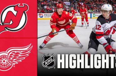 Devils vs. Red Wings | NHL Highlights | April 11, 2026