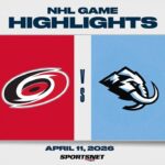 NHL Highlights | Hurricanes vs. Mammoth - April 11, 2026