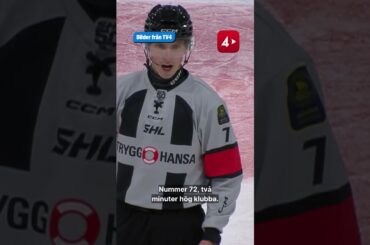 Här får Lodin klubban rakt i ansiktet