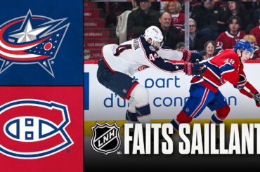 Blue Jackets vs Canadiens 11/04/26 | Faits saillants