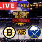 LIVE: Boston Bruins VS Buffalo Sabres SATURDAY NIGHT SHOWDOWN Commentary/Scoreboard!! #nhlbruins
