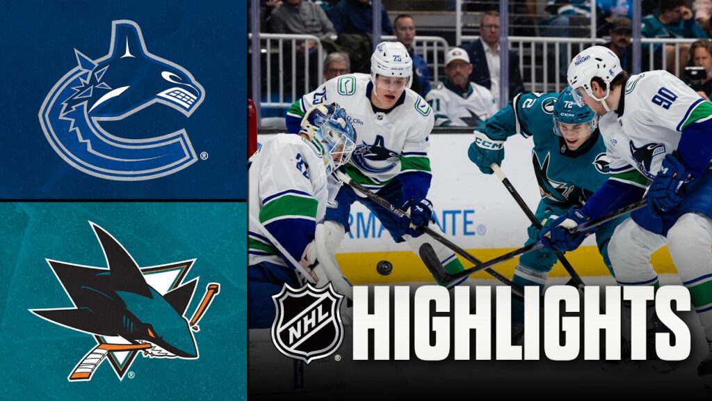 Canucks vs. Sharks | NHL Highlights | April 11, 2026