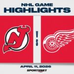 NHL Highlights | Devils vs. Red Wings - April 11, 2026