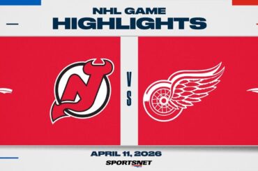 NHL Highlights | Devils vs. Red Wings - April 11, 2026